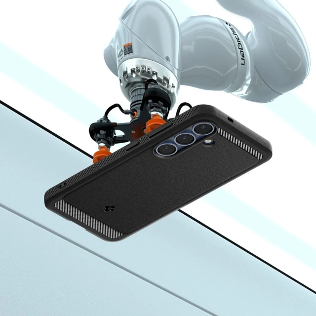 Pouzdro Spigen Rugged Armor MagSafe pro Samsung Galaxy S25 Plus, matně černé