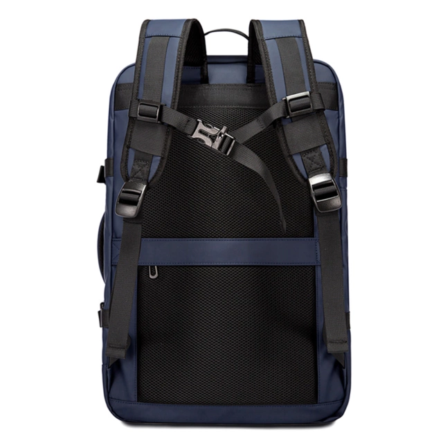 Bange BackPack Travel Backpack Expandable Business Backpack Capacious Bag for 17.3" Laptop with USB Port Navy Blue