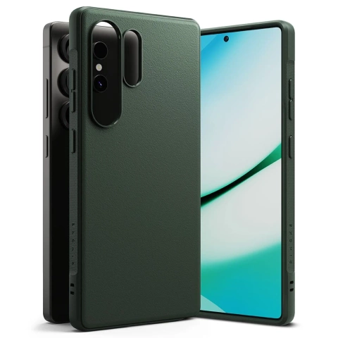 Puzdro na Samsung Galaxy S25 Ultra s krúžkom Onyx Dark Green