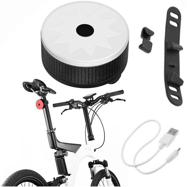 Fahrradlampe Fahrradlicht Hinten rote LED unter dem Sattel Blinkende Lampe für Fahrradheck