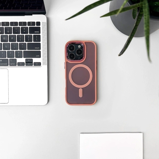 Etui do Samsung Galaxy S25 Wozinsky Glitter MagSafe Różowe Brokatowe