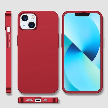 Joyroom 360 Full Case Cover pro iPhone 13 Zadní a přední kryt Tvrzené sklo červené (JR-BP927 červené)