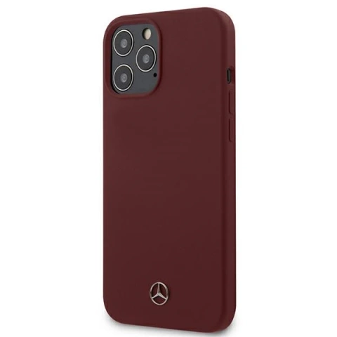 Захисний чохол Mercedes MEHCP12LSILRE для Apple iPhone 12 Pro Max red/red hardcase Silicone Line