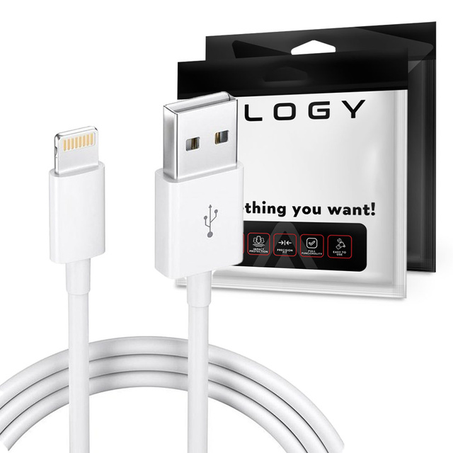 Cable x2 set 100cm Alogy USB to Lightning cable White