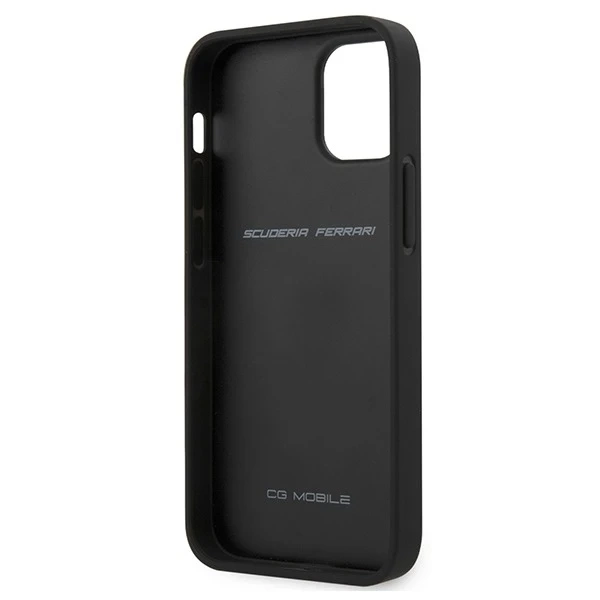 Чохол для телефону Ferrari iPhone 12 mini 5.4" black/black hardcase Off Track Quilted