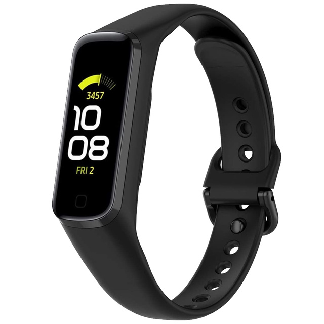 Alogy strap sport rubber soft strap for Samsung Galaxy Fit 2 SM-R220 Black