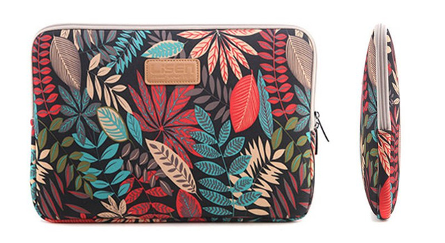 Tasche Lisen Laptophülle 13,5 '' für Macbook Air / Pro Schwarz