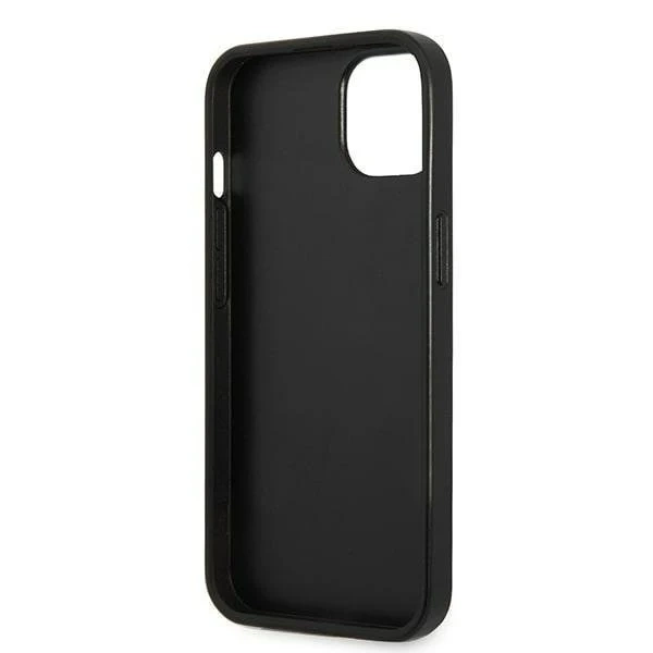 Handyschutzhülle Karl Lagerfeld KLHCP13SMNMP1K für Apple iPhone 13 Mini 5.4" Hardcase schwarz/schwarz Monogram Plaque