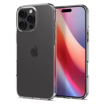 Etui + Szkło do iPhone 16 Pro Spigen Liquid Crystal obudowa ochronna na telefon Crystal Clear
