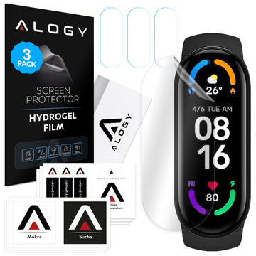 Hydrogel Alogy Hydrogélová ochranná fólia pre inteligentné hodinky pre Xiaomi Mi Band 7