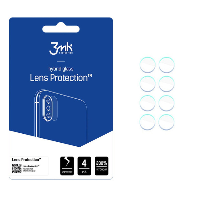 Glass x4 for camera lens 3mk Lens Protection for Samsung Galaxy Z Flip 4