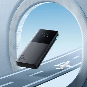 Зовнішній акумулятор Joyroom 10000mAh 25W – швидка зарядка 3 пристроїв одночасно