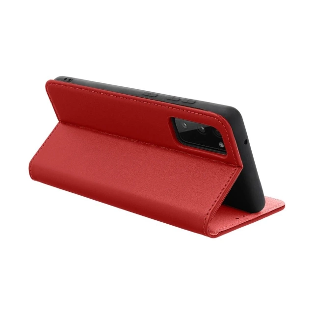 Kabura Smart Pro Book do Samsung S25 Edge Skórzana Bordowa