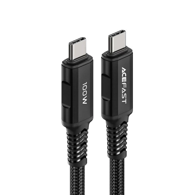 Acefast kabel USB Type C - USB Type C 2m, 100W (20V / 5A) černý (C4-03 Black)