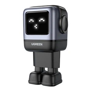 Ugreen Nexode RG (Robot GaN) nástenná nabíjačka, 2x USB USB-C, 65W (čierna)