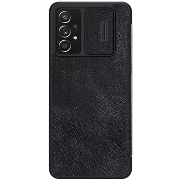 Kožené pouzdro Nillkin Qin pro Samsung Galaxy A73 černé