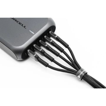 Кабель USB-C до USB-C Forcell 100W 5A QC 4.0 PD нейлоновий 3 м для ноутбука