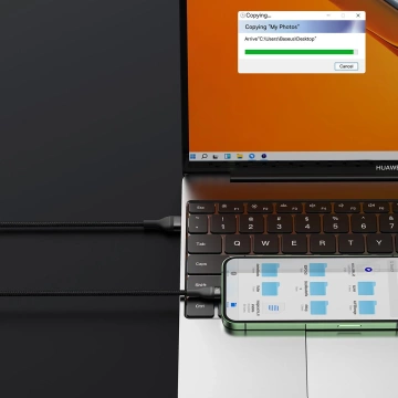 Baseus Flash Series Ⅱ 3v1 rýchlonabíjací kábel USB-A na USB-C / Micro-USB / Lightning 66 W 480 Mbps 1,2 m čierny
