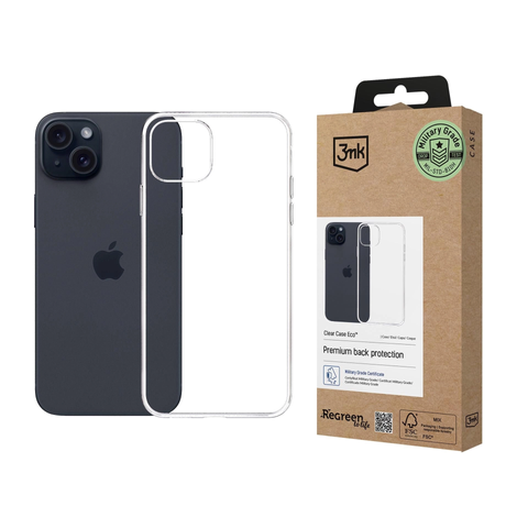 Etui ochronne do Apple iPhone 15 Plus 3mk Clear Case Eco