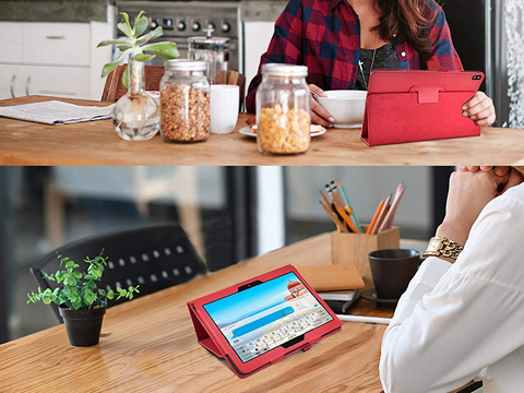 Stand Cover Alogy stojan pre Lenovo Tab M10 10.1 TB-X505 F/L červené sklo