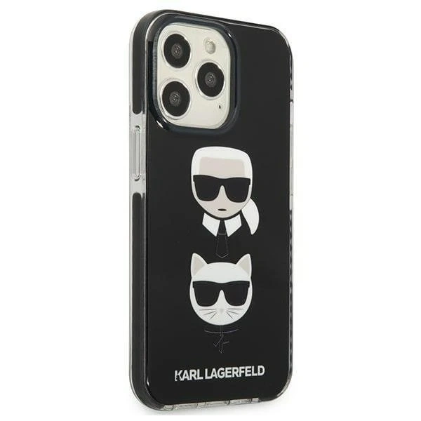 Захисний чохол для телефону Karl Lagerfeld KLHCP13LTPE2TK для Apple iPhone 13 Pro / 13 6.1" hardcase чорний/чорний Karl