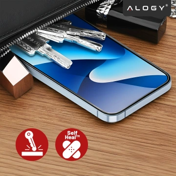 Hydrogel-Folie für Samsung Galaxy S25 Ultra – Flexibler Displayschutz, selbstheilend, passgenau und hochtransparent – Alogy Hydrogel Film™