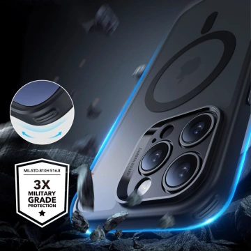 Etui ESR Classic Pro Set MagSafe iPhone 16 Pro Max Czarny Frosted