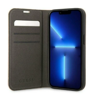 Чохол Guess GUBKP14MHG4SHP для Apple iPhone 14 Plus 6.7" рожевий/рожевий книжка 4G Vintage Gold Logo