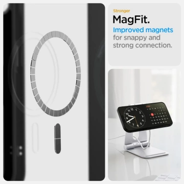 Pouzdro Spigen Liquid Air Mag MagSafe Matte pro iPhone 16e, černé