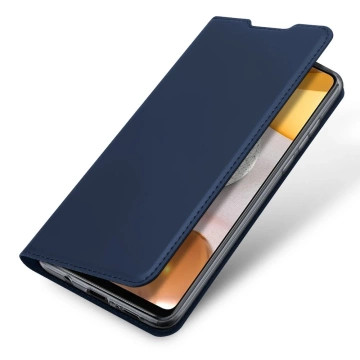 Puzdro DUX DUCIS Skin Pro s flipovým krytom pre Samsung Galaxy A42 5G modrý