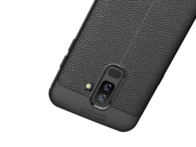 Etui Alogie Lederrüstung Samsung Galaxy A6 Plus