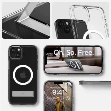 Etui Spigen Ultra Hybrid S MagSafe, кристально чистий для iPhone 15 Plus