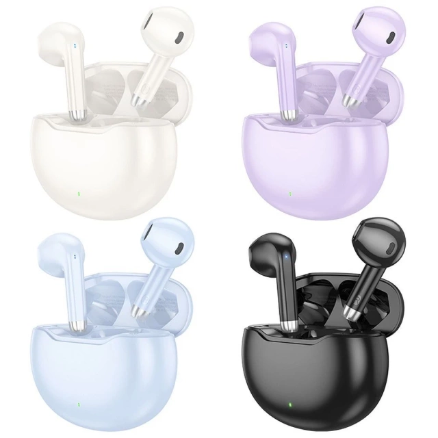 HOCO TWS EW61 Wireless Bluetooth Earphones – Blue with Charging Case