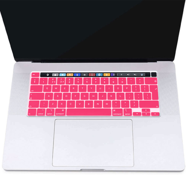 Ochranné pouzdro Alogy, kryt klávesnice pro Apple Macbook Pro 13 / Pro 16 Pink