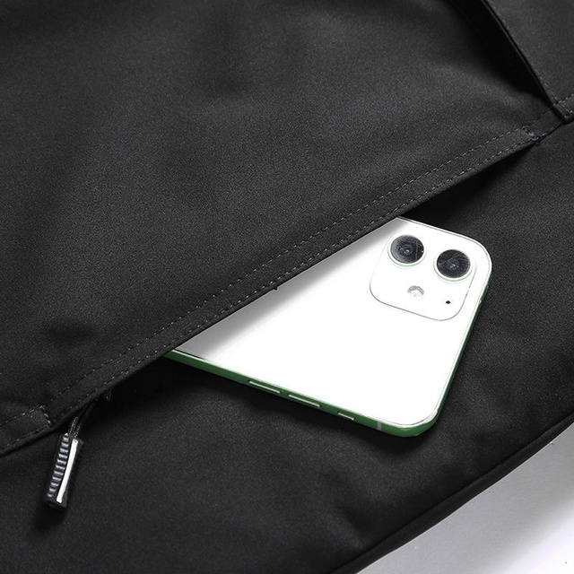 Vyhrievaná elektrická bunda Unisex veľkosť XL zimná s kapucňou HJ2 Mozos čierna