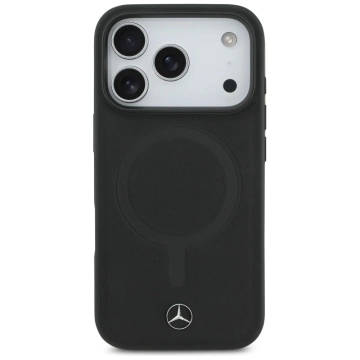 Etui do iPhone 17 Pro Mercedes-Benz Smooth Leather MagSafe Black