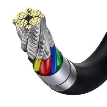 Baseus Superior kabel USB Type C - USB Type C kabel rychlé nabíjení Quick Charge / Power Delivery / FCP 100W 5A 20V 2m černá (CATYS-C01)