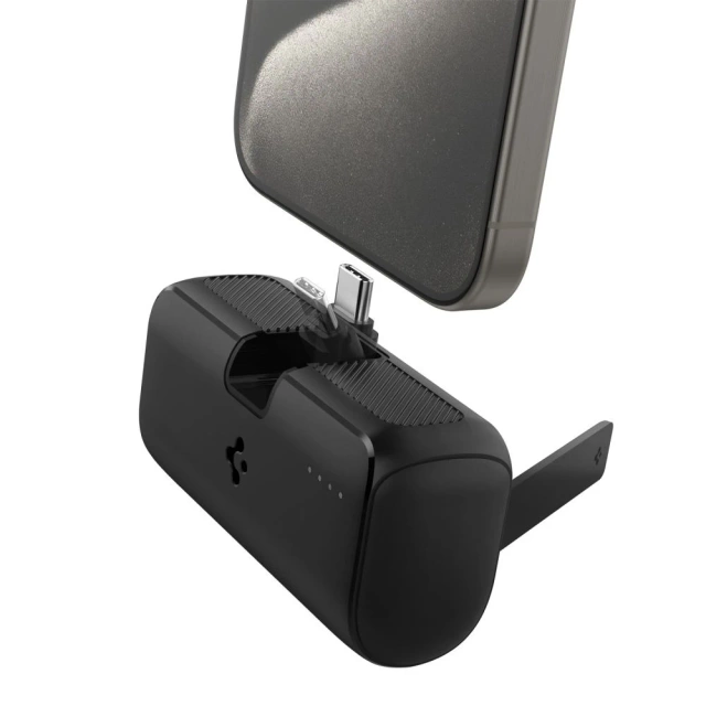 Spigen EA2205 Power Bank 5000mAh 22.5W USB-C Stand Black