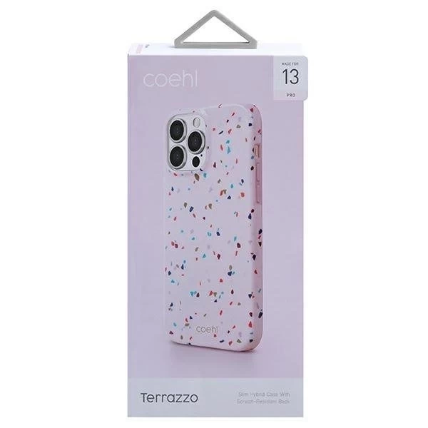 UNIQ puzdro Coehl Terrazzo iPhone 13 Pro / 13 6,1" ružové / ružové
