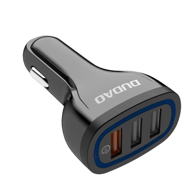 Dudao nabíječka do auta Quick Charge Quick Charge 3.0 QC3.0 2.4A 18W 3x USB bílá (R7S bílá)