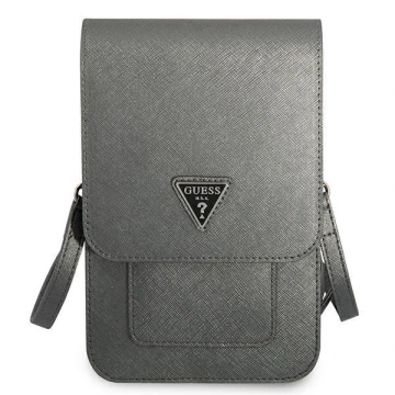 Сумочка Guess GUWBSATMGR сірий/сірий Saffiano Triangle
