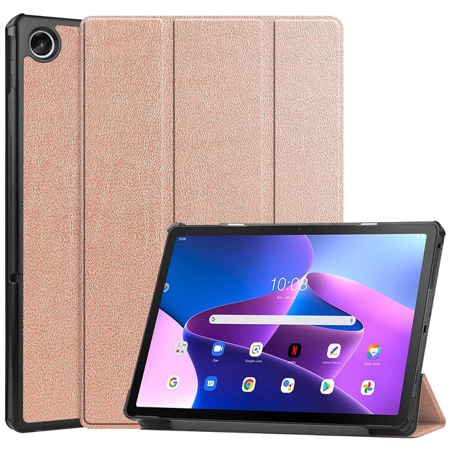 Tablet case Lenovo Tab M10 FHD Plus 10.6 3 GEN 3RD 3gen 2023 TB-125FU / TB-128FU case book cover Rose gold
