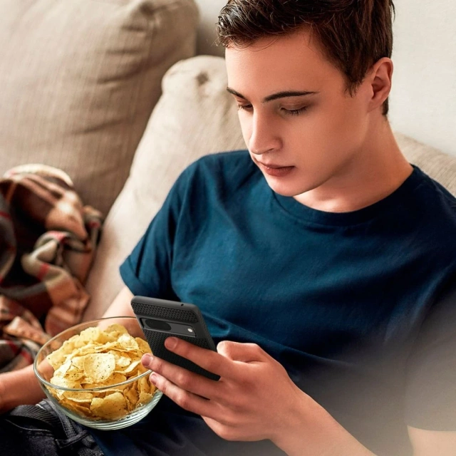 Telefon Spigen Liquid Air pro Google Pixel 7 Matte Black