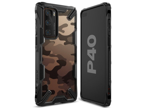 Etui Ringke Fusion X pre Huawei P40 Camo Black