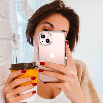 Schutzhülle Alogy Hybrid Case Super Clear für Apple iPhone 13 Klarglas