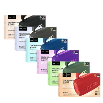 Hoco przenośny głośnik Bluetooth 5.2 2×10 W, 4000 mAh, FM/TF/USB/AUX