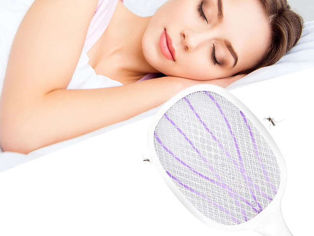 6 LED UV lampa na hubenie hmyzu, prenosná pasca na hmyz, biela farba