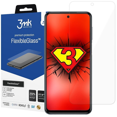3mk Flexible Glass 7H Hybridglas für Xiaomi Redmi Note 10 / 10S