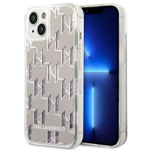 Etui Karl Lagerfeld KLHCP14MLMNMS pro iPhone 14 Plus 6,7" pevné pouzdro Liquid Glitter Monogram