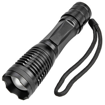 CREE-XML-T6 ZOOM Тактичний світлодіодний ліхтарик 800 м Потужний зарядний пристрій для лампи, кріплення для велосипеда